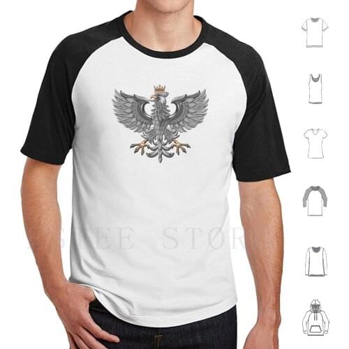 Polish Eagle-Poland T Shirt Men Cotton 6Xl Polska Flag Country Eagle Polish Bird Animal Poland