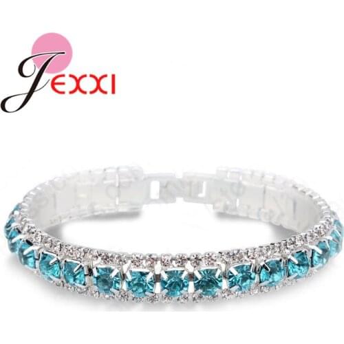 New Arrival 925 Sterling Silver Wholesale Jewelry Rhinestone Cubic Zircon Bracelet Women Wedding Gifts Factory Price