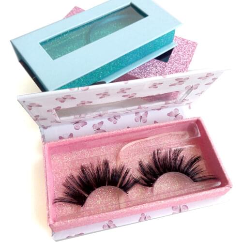 Luxury 5D Chemical Fiber Natural Soft False Eyelashes New Beauty Makeup Multicolor Exquisite Box Packaging Can Be Wholesale
