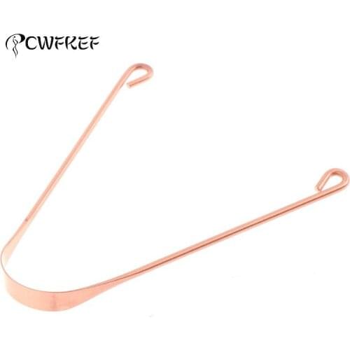 Tongue Scraper Stainless Steel Oral Tongue Cleaner Brush Fresh Breath Cleaning Coated Tongue Toothbrush Oral Hygiene Care Tools