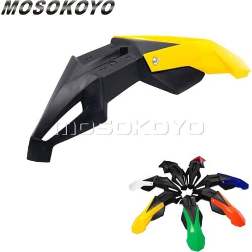For KLX YZF DRZ CR CRF DT RMX Universal Supermoto Off Road Front Fender Motocross Mudguard Dirt Bike Mud Guards