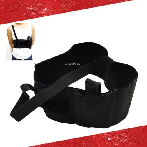 Military Tactical Belt Pistol Gun Holster Shooting Hunting Training Cs Army Concealed Wearing Full Size Belly Band Gun Holsters