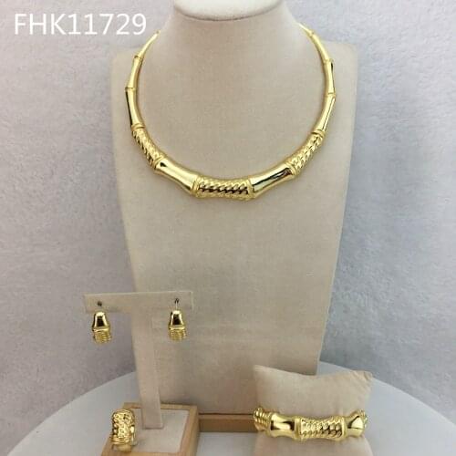 Yuminglai Dubai Fine Jewlery Classic Jewelry Sets for Women FHK11729