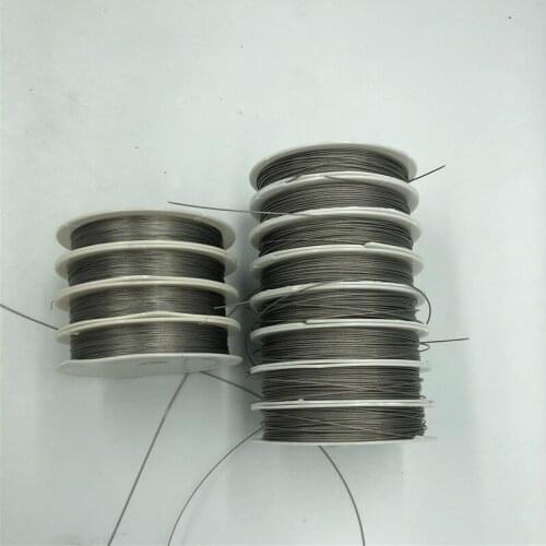 1roll Stainless Steel Wire 0.3/0.38/0.45/0.5/0.6/0.7/0.8mm Never Fade Wire Cord Line Handmade DIY for Jewelry Making