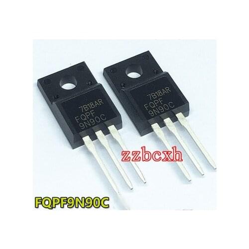 10PCS/LOT New Original FQPF9N90C TO-220F 9A 900V