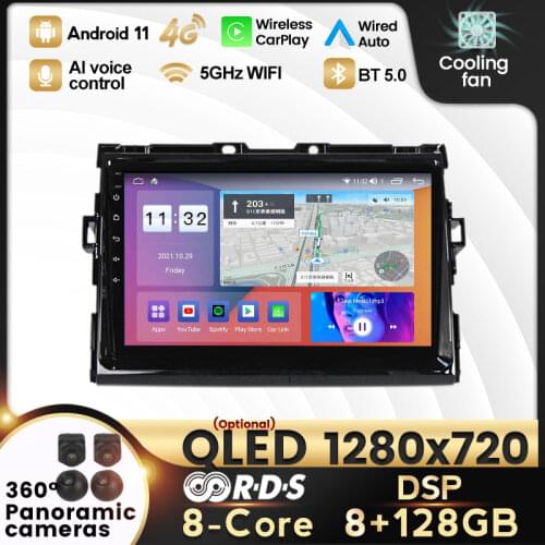 4G LTE IPS DSP GPS Android Car Multimedia radio player For Toyota Estima 2006-2012 2009 2010 2011 2014 2015 WIFI Carplay