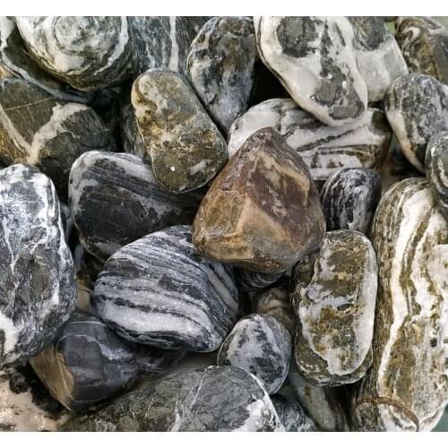 Aquarium stone white-green 1 kg decorative stone
