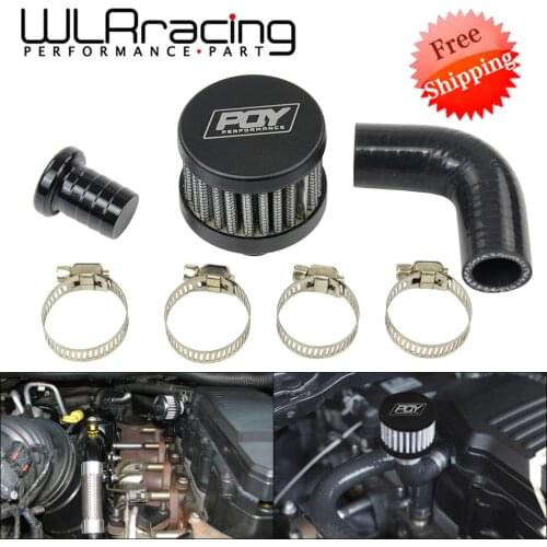 CCV Crank Case Vent Reroute Crankcase Ventilation Line Change Kit Delete For 07.5-17 Dodge 6.7 Cummins Diesel 2500 3500 4500