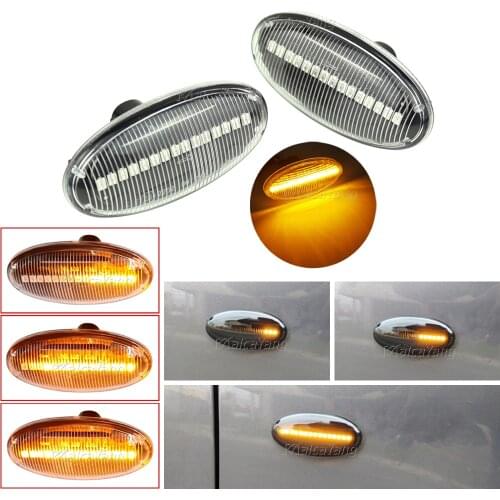 Dynamic Indicator Side Marker Turn Signal Light For MAZDA 2 3 5 6 BT-50 MPV II Flowing Water Blinker 2003 2007 2009 2014