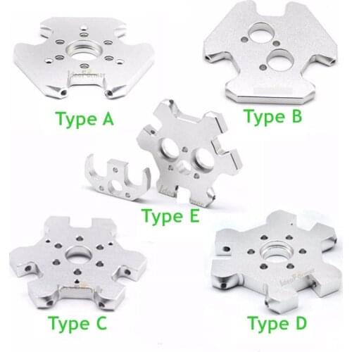 M3 / M4 Delta Kossel aluminum alloy fisheye effector dual effector Hammock Aluminum End Mount for 3D printer