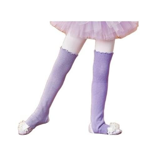 Girls Dancing Socks Kids Ballet Latin Dance Knee High Socks Knitting Daily Wear Walking Autumn Winter Spring Children Hot