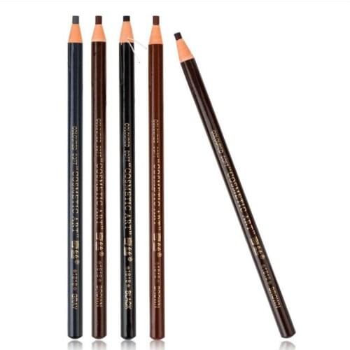 1PCS Waterproof Eyebrow Pencil Cutting Natural Long Lasting Paint Black Brown Coffee Gray Permanent Eyebrow Make Up Pencil