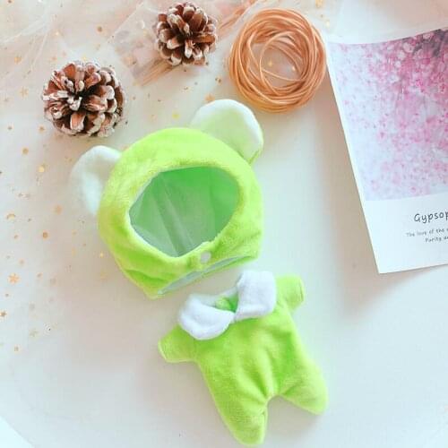 Green15cm set 15cm baby clothes star cotton doll costume