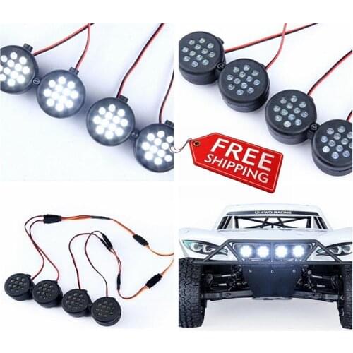 LED Headlamp set Front Light for Losi 5ive-T V2.0 Rovan LT KMX2 DTT 1/5 RC Car