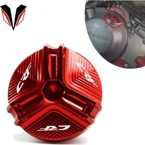 Engine Plug Oil Filter Cap For Honda CRF250L CRF1000L CRF250R CRF150R CRF450R CRF450X CRF250 RALLY CRF 125R 150R 250R 450R 250M