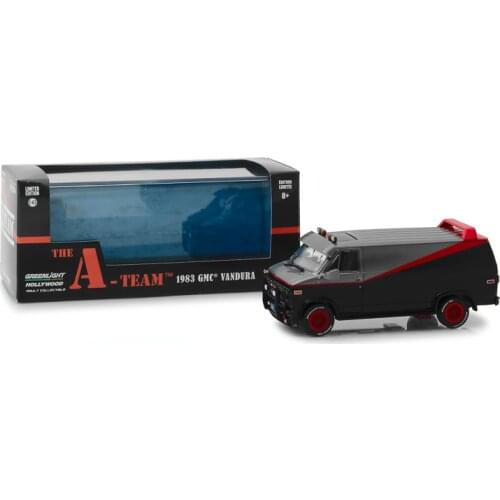 GreenLight cars 1: 43 1983 GMC Vandura - A-Team Collection Metal Die-cast Simulation Model Cars Toys