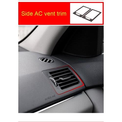 Ac Vent Trim For Mercedes Benz Carbon Fiber 2014 2pcs Side C 2008