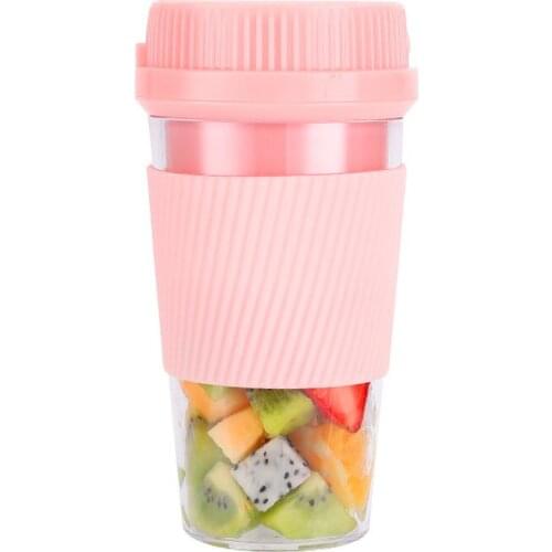 250ml Portable Fast Milk Shake Breakfast Cup Girl Green Apple Pulp Electric Lightweight Juicer Cup