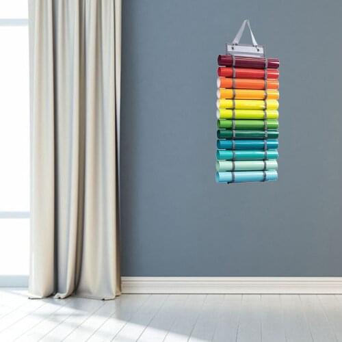 Wall ing Accessory Storage with 12 Slots, Art & Craft Organizer, Transparent