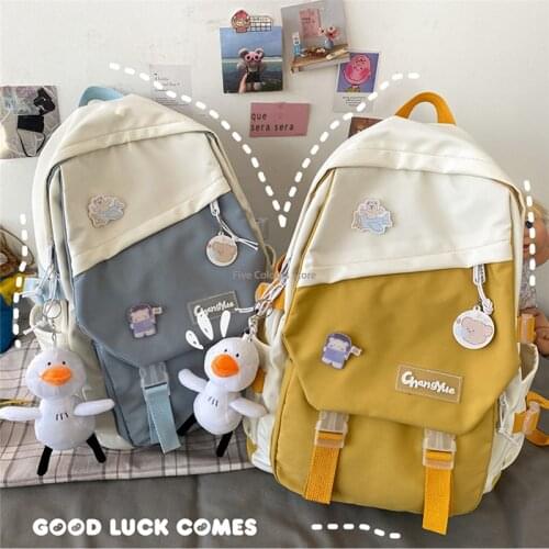 Girls Wide Doctor Style Top Opening Bookbag Casual Travel Stylish Teens School Backpack Children Daypack Dropshipping