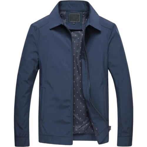 Spring Jacket Men Casual Business Lapel Windbreaker Jackets Mens New Outwear Wholesale Successful Man Coats Men Winter Coat