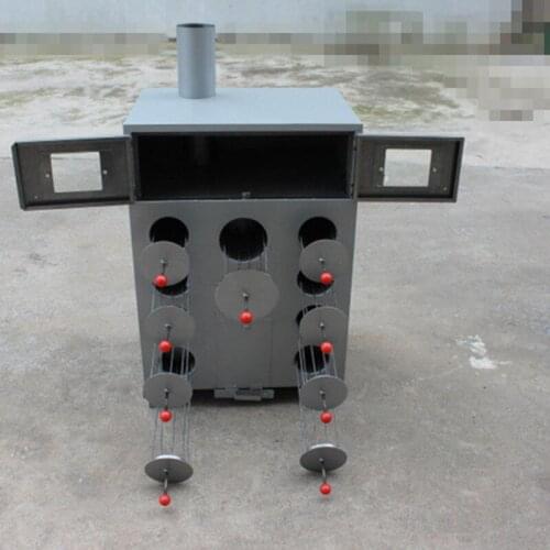 1pc 9 Hole thicken and double layers corn grilled machine charcoal or wood roasted sweet potatoes Oven machine