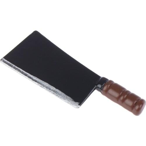 1pcs Doll House Miniature 1:12 Metal Knife Kitchen Food Knife Cut Vegetables Kitchen Toy Length 3cm