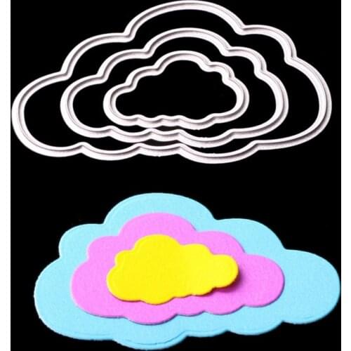 1pcs Clouds Metal Die Cutting Dies Scrapbooking Embossing Folder Suit For Big Shot Cutting Machine