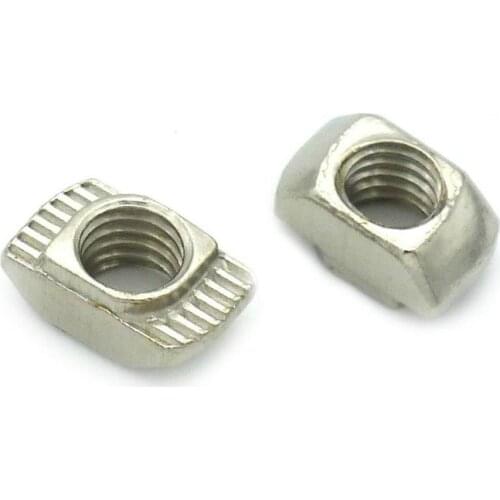 20Pcs T nut M3/M4/M5*10*6 For 20 Series Slot Sliding T Nut Hammer Drop In Nut Fasteners Connector 2020 Aluminum Extrusions