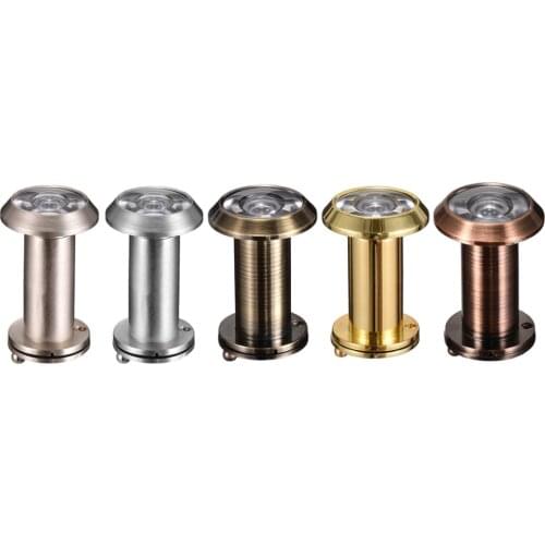 200 Degree Wide Viewing Angle Peephole Security Door Viewers Hole Hidden Peephole Adjustable Glass Lens Hardware Tools