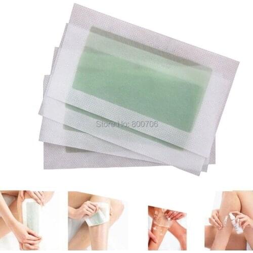 30 PCS (18 * 9 mm) Double Side Face Body Hair Removal Strips Depilatory Wax Strips Paper