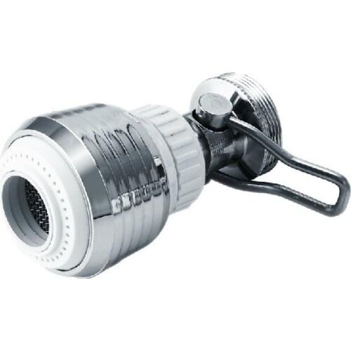 Bathroom accessories aerator unique swivel design 360 swivel covers entire sink