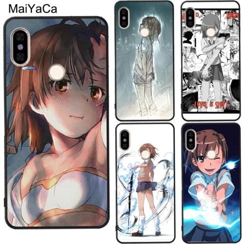 Misaka Mikoto For Redmi Note 9 Pro 8 8T 9S 9C 9A For Mi Note 10 Lite Mi 9T Pro A3 Case For POCO X3 NFC