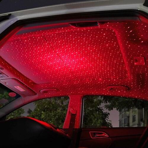 USB decorative LED lamp roof night light projector for Ford Focus Fusion Escort Kuga Ecosport Fiesta Falcon EDGE/Explorer