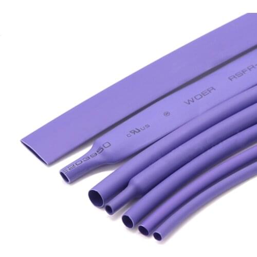 1meters 2:1 Ratio 1/1.5/2/2.5/3/4/5/6/7/8/9/10/12/14/16/20/25-50mm Heat Shrinkable Tubing Tube Shrinkage Tube Heat Shrink Tubes