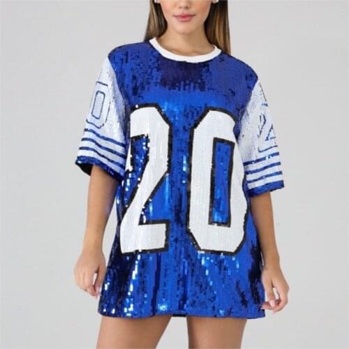 Greek Fashion Sequin shining hip hop Sorority Bling Number 20 jerseys Zeta Phi Beta Top Sequin T shirts coat