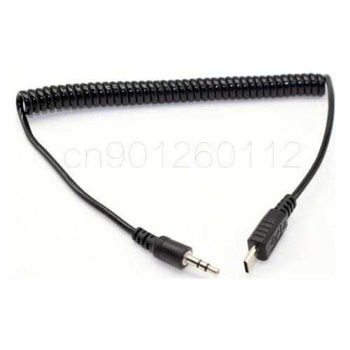 3.5mm-S2 Remote Control Shutter Connect Cable Cord for Sony A9 A7 A7R A7S A7SII A7RII A7M2 A7RIII A6500 A6300 A6000 A5100 TW-283