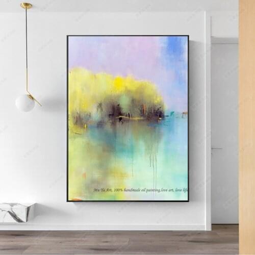 Hand painted oil paintings wall pictures claminas de cuadros de pared landscape cuadros decoracion wall pictures for bedroom art