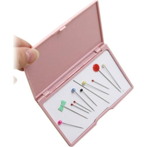 Magnetic Needle Storage Box Plastic DIY Inserting Needle Suction Box Convenient Magnetic Sewing Needle Storage Box