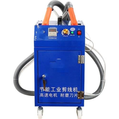 JAHUI-880 Automatic Double-Head Garment Trimming Machine 220V Thin And Thick Home Textile Thread Trimming Machine Cutting Tool