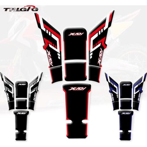 Motorcycle 3D Printing Gas Tank Pad Decal Protector Stickers Accessories for Honda Xadv 750 X-ADV750 2017 2018 2019