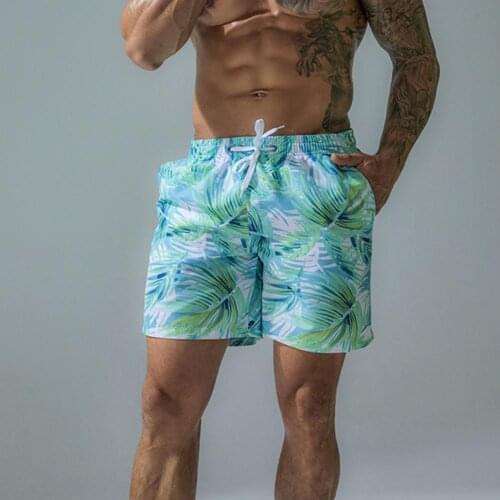 Summer Shorts Men Board Shorts Elastic Waist Breathable Polyester Loose Beach Swimming Pants for Football Training short homme