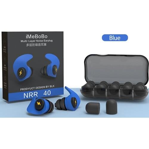 Earplugs Set Sleeping Ear Plugs Noise Reduction Soft And Elastic Soundproofing 2 Silicone Earplugs 10 Sponge Plugs For Sleeping