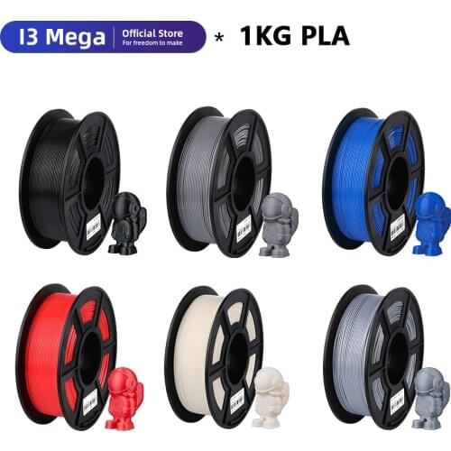 ANCUBIC 3D Printer Filament PLA 1.75mm Plastic For Chiron Mega 1KG 6 Colors Optional Rubber Consumables Material for Ender 3 Pro