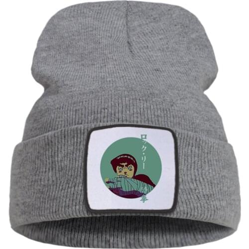 Retro Cartoon Boy Japanese Printing Hip Hop Hats Women Autumn Keep Warm Street Men Winter Hat Cotoon Fashion Ski Caps For Boys