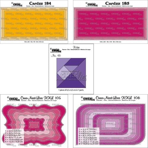 Old Sirius Rectangular square Metal cutting dies cut die mold card Scrapbook paper craft knife mould blade punch stencils die