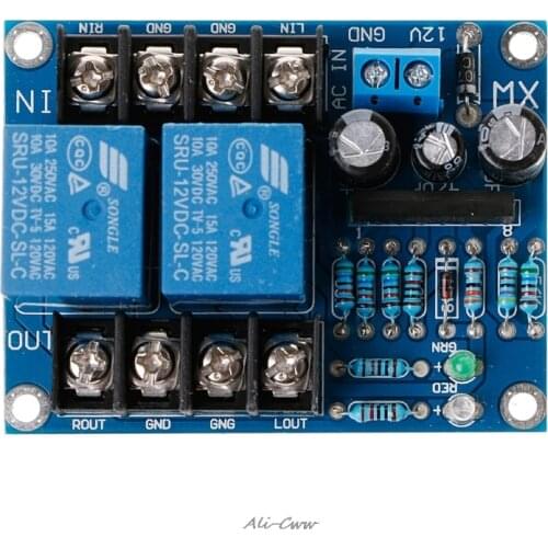 UPC1237 Dual Channel Speaker Protection Circuit Board DC 12-24V Boot Mute Delay S927
