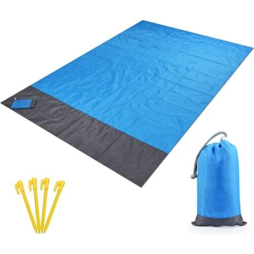 Waterproof Beach Blanket Outdoor Portable Picnic Mat Camping Ground Mat Mattress Camping Hiking Use