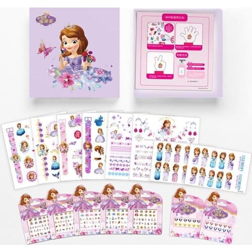 Dinsey Frozen Waterproof Stickers nail Tattoos sticker keyboard cover notebook Graffiti stickers Mobile Phone Sticker