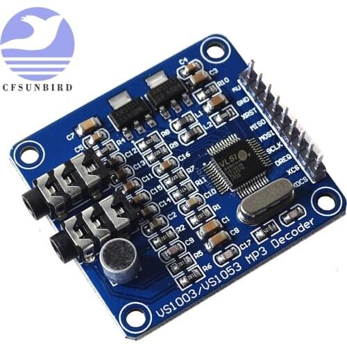 VS1003B VS1053 MP3 Module Development Board Onboard recording function
